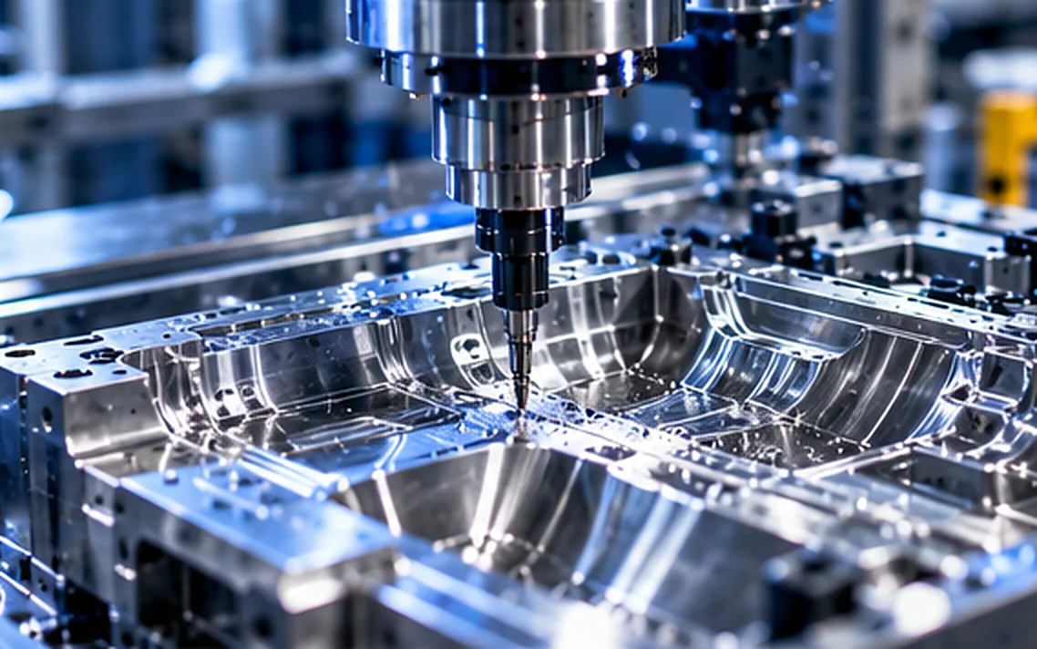 Usinage de précision d’une pièce structurelle en aluminium